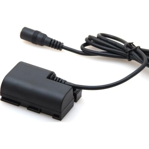 External Portable DC Dummy Battery Pack for Canon EOS 5D3,5D2,7D2,70D,60D,7D,6D,60Da LP-E6 Semi Decoding Power