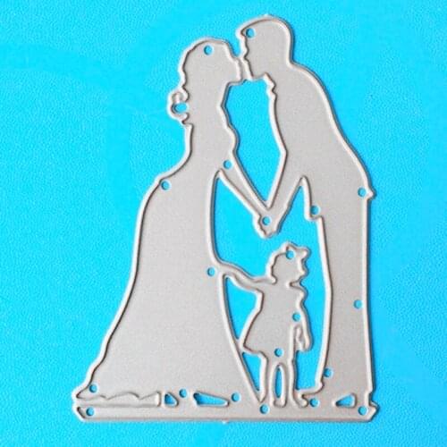 YLCD1015 Family Metal Cutting Dies For Scrapbooking Stencils DIY Album Cards Decoration Embossing Folder Die Cuts Template New