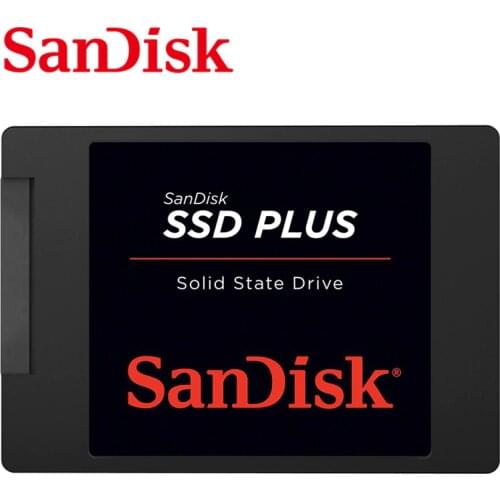 SanDisk SSD Plus 120GB 240GB 480GB 2.5 inch SATA III HDD Hard Disk HD SSD Notebook PC 120 240 480 G Internal Solid State Drive