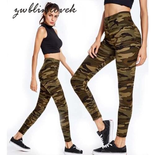 Zwblinlovek Women's Camouflage Pants