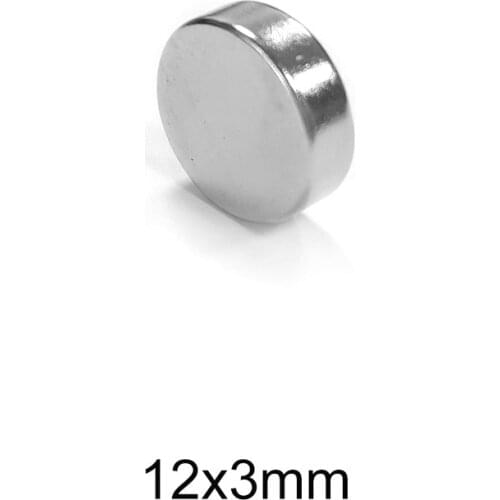 10~150PCS 12x3 mm Round Rare Earth Neodymium Magnets 12mm x 3mm Powerful Magnetic Magnets Strong 12x3mm Permanent Magnet 12*3
