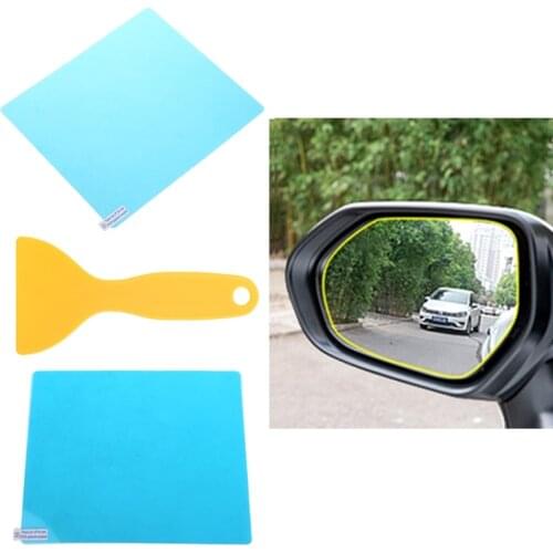 2 Pcs Car Car Rearview Mirror protective Rain proof Rainproof Film Car Anti fog Waterproof Film Membrane Car Sticker