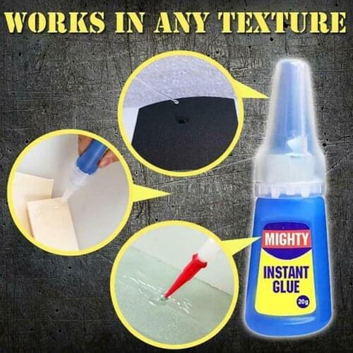 20g Multi-function Super Glue Mighty Instant Glue Rapid Stronger Fast Wood Handmade Fix Products Adhesive J1U1
