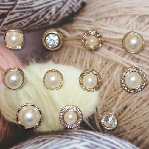 20pcs Fashion Buttons Hand-sewn Shirts Plastic Buttons Ladies Shirts Decorative Buckles Accessories