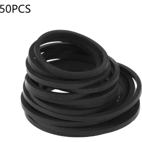 50 pcs 30-40MM Universal 1.2mm width square Rubber Belt Mix Cassette Tape Machine Belt