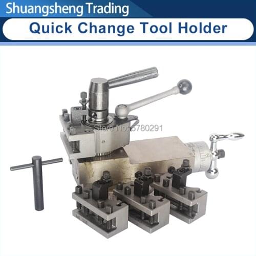 Quick-change toolholder assembly SIEG C2&SC2&C3 Machine tool slide/Slide rest/Compound Rest Assembly