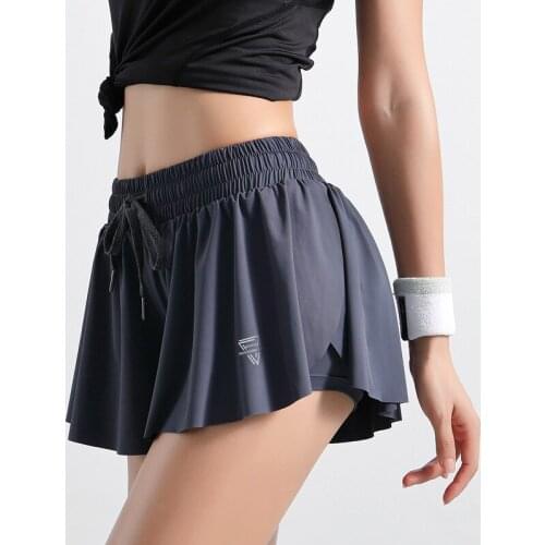 Quick Drying Fitness Yoga Shorts Women 2 In 1 Marathon Gym Loose Sport Breathable Yoga Shorts Fitness Legging Workout Clothes