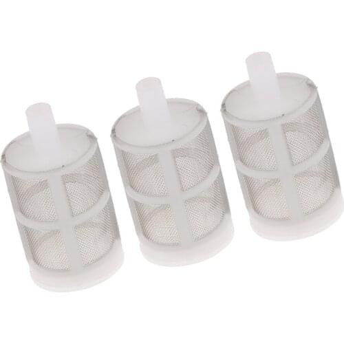 Stainless Steel Filter Mesh Micro Water Pump Filter Screen 7mm Opening, Pack of 3