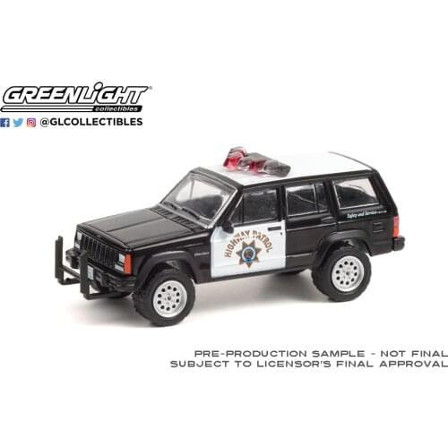 GreenLight 1:64 1993 Jeep Cherokee California Highway Patrol limited Collection diecast simulation model car TOYS