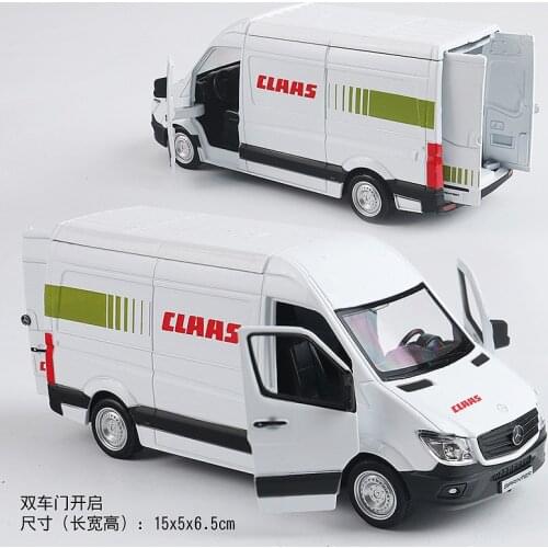 Die Cast 1:36 Car Models Alloy Vehicles Pull Back Toys for Children gld52 Benz Stebbings Ambulance Van