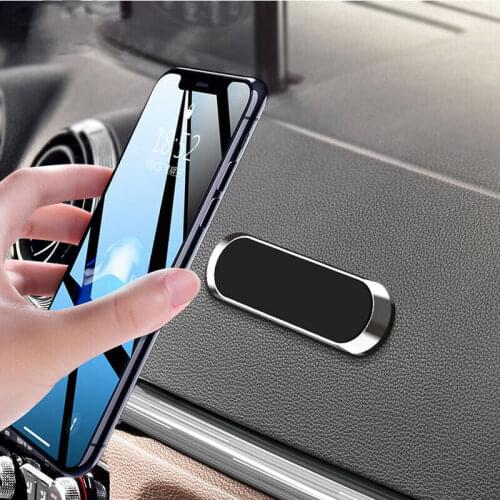 Universal Magnetic Car Phone Holder for iPhone 7 6s 5s 8 Xiaomi Huawei Phone Holder Dashboard Wall Stand Magnet Sticker in Car
