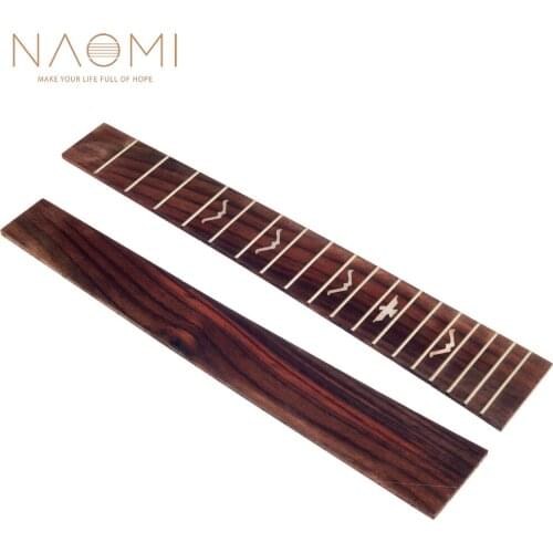 NAOMI 26'' Tenor Ukulele Fretboard Rosewood Fingerboard For Ukulele Guitar Family Parts Accessories New