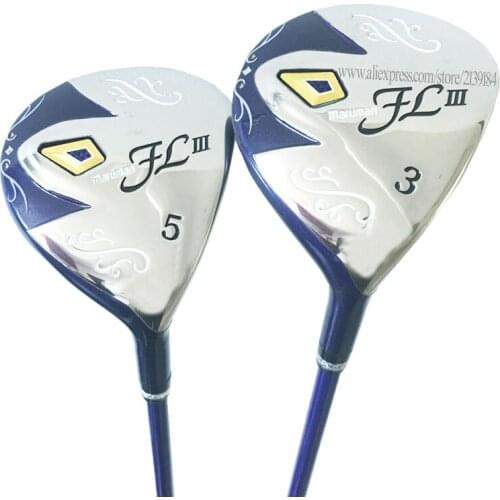 New Women Golf Clubs Maruman FL III Golf Fairway Wood L Flex Golf Graphite Shaft Wood Clubs Free Shipping
