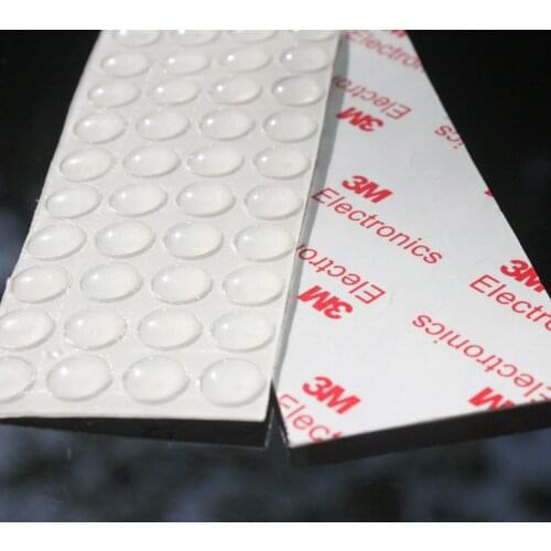 Surface Saver Plastic Adhesive Bumper Pads Protects Floors Furniture Non-Slip Non-Scratch Surface 40pcs 8x2mm