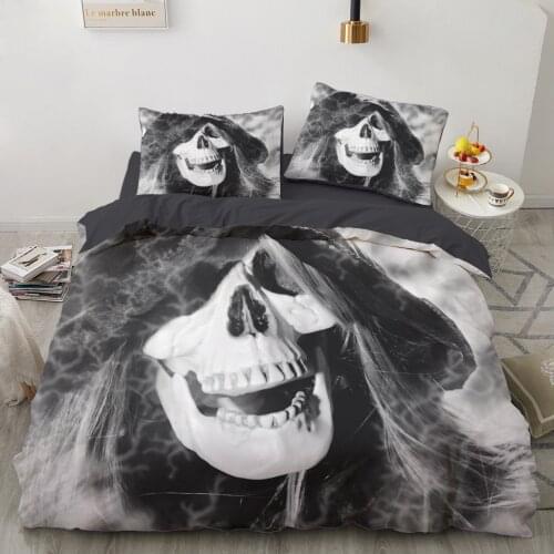 Bed Linen Bedding Sets euro/Double/family sets/2.0/Queen/King Bedspread For Home Bed Cover Goods For Home And Comfort Skull