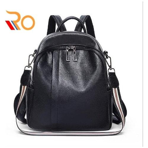 Mochilas Backpack Mochila Feminina Plecak Sac A Dos Femme 2019 PU Leather Rugzak Morrales Para Mujer Rucksack Plecak Damski