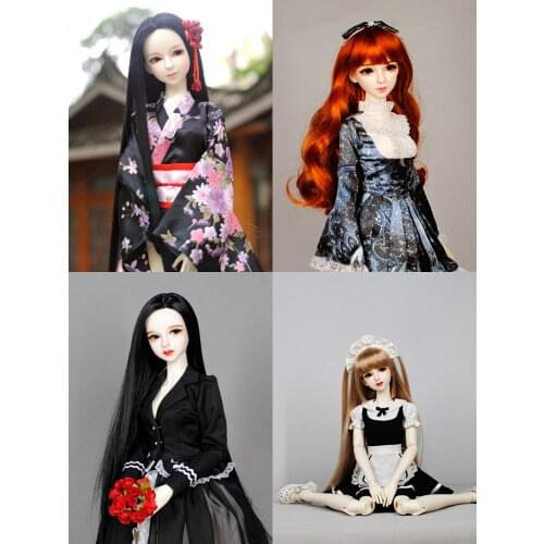 BJD dolls Female dolls Doll BJD 1/3 Ball joint dolls hand-painted makeup suit with clothes shoes