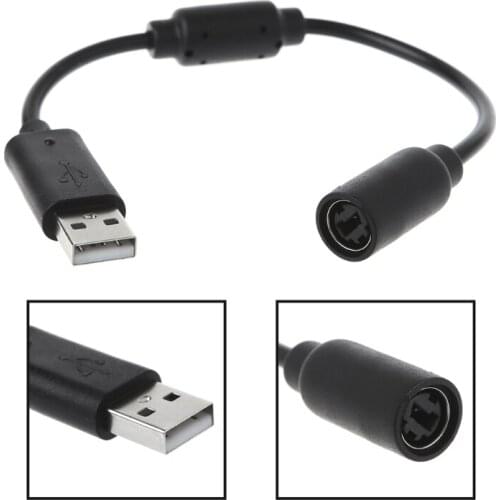 USB Breakaway Cable Adapter Cord Replacement for xbox 360 Wired Game Controller