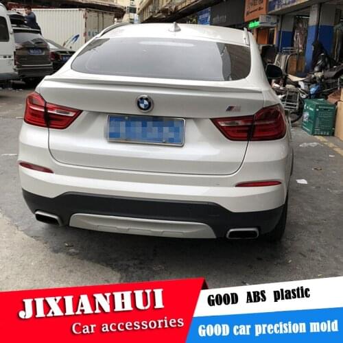 For F26 X4 Spoiler 2015-2017 BMW F26 X4 yc Spoiler ABS plastic Material Car Rear Wing Color Rear Spoiler