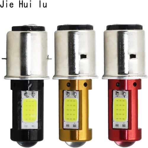 1Pcs LED Moto Light Bulb H6 Ba20d LED Motorcycle Headlight Fog Light Hi/Lo Beam Motorbike Scooter ATV COB LED Fog lamp 12-80V