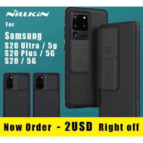 NILLKIN Camera Protection Case For Samsung Galaxy S20 Ultra Plus Slide Protect Cover Lens Protection Case For Samsung S20 cover