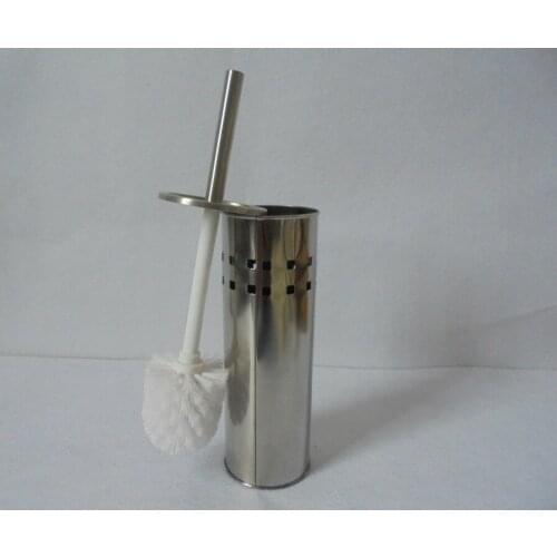 1PC Creative Nickel plating 304 Stainless steel Toilet brush bath brush Cleaning tool household goods J1477