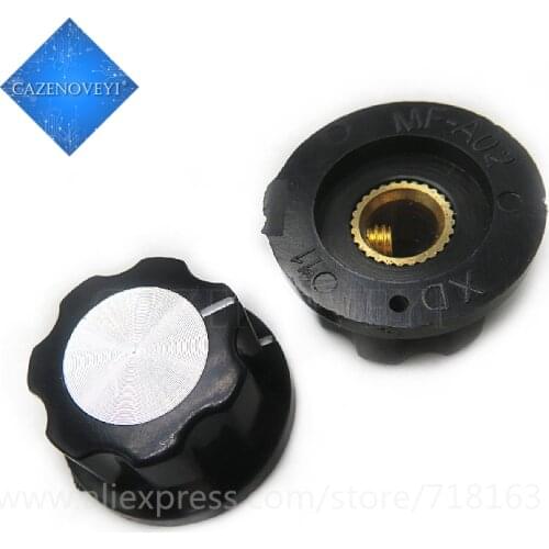 10pcs/lot Hat MF-A02 potentiometer knob WH118/WX050 bakelite knob copper core inner hole 6mm In Stock
