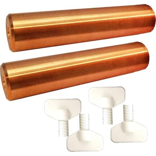 2Pcs Solar Copper Anode Part for Solar Pool Ionizer Water Purifier Cleaner