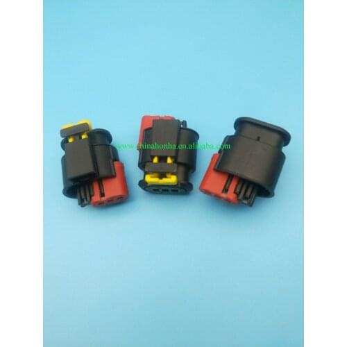 5pcs 3pin tyco auto wire harness Sealed Sensor connector plug 284425-1 Fuel Diesel Injector Ignition coil Connectors 284426-1