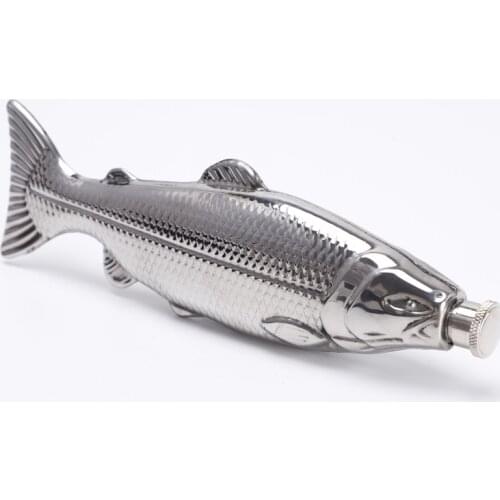 50PCS Fish-Shape Hip Flask 5Oz Bottle Mini Pocket Flask Stainless Steel Party Drinkware for Outdoor