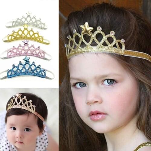 8PCS New Arrival Wholesale Glittering Crown Bab Baby Headband, Tiara