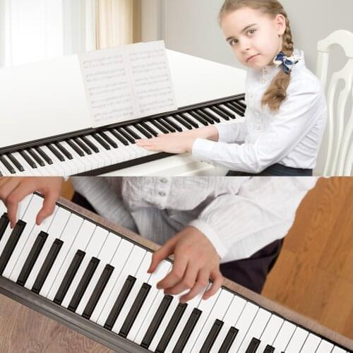 88 Keys Digital Electronic Piano Keyboard MIDI Output Speakers with 400 Tones 128 Rhythms 80 Demo Songs Headphone Speaker Drum