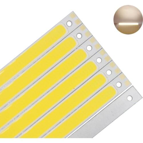 [ALLCOB] manufacture COB LED Light Lamp source 9V 12V DC 10W 6W 120x10mm 1000lm FLIP Chips for DIY 12v light led tubes