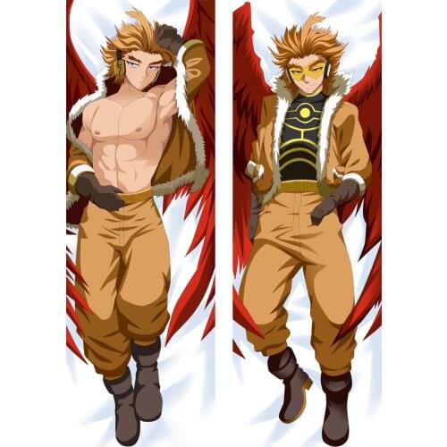 Boku No My Hero Academia Rising Takami Keigo Hawks Cosplay Dakimakura Pillow Case Hugging Body Gift
