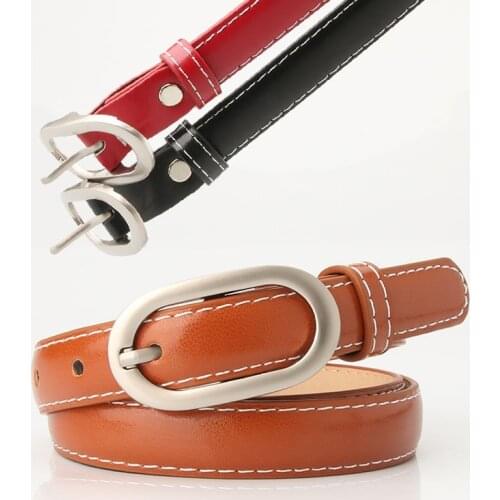 Designer High Quality Female Candy Colors Wild Trouser Womens Belt Cowgirl Western Belts for Women Cintos De Mujer