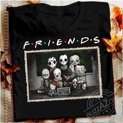 Friends Pennywise Voorhees Michael Myers Overlook Elementary Grade 4 Horror Movie Halloween Tshirt