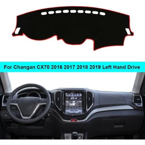 2 Layer Car Dashboard Cover Carpet For Changan CX70 2016 2017 2018 2019 LHD Car Decoration Dashmat Sun Shade sombrilla Anti-sun