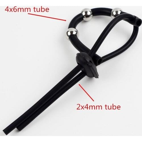 Electro Shock Conductive Rubber Glans Ring Electric Sex Toys for Men