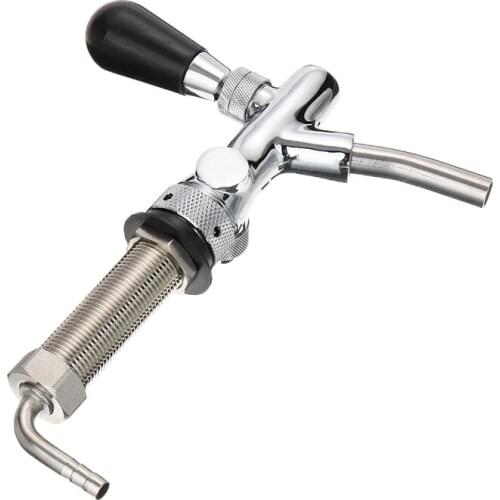 G5/8 Adjustable Stainless Steel Beer Tap Tool Set DIY Homebrew Beer Tap Accessories 98mm Lengthen Adapter Bar Beer Equipment