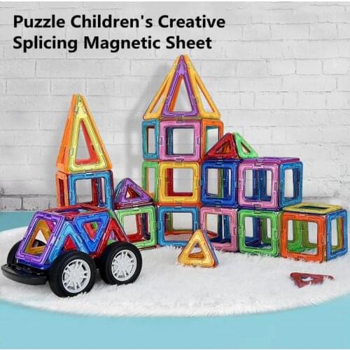 Puzzle Childrens Creative Splicing Magnetic Sheet Hands-on Ability Strong Magnetism Parent-child Entertainment Educational Toys