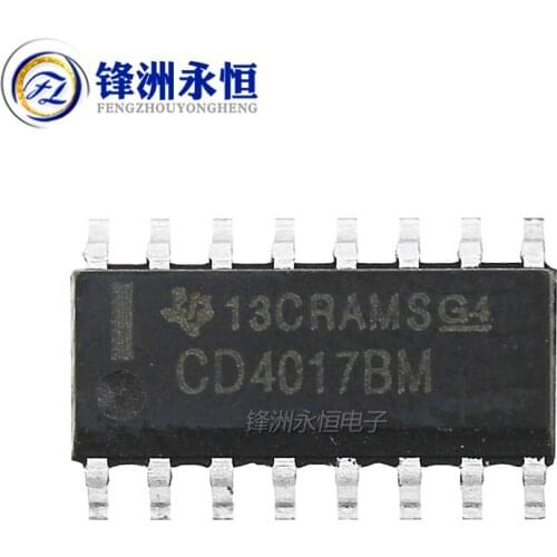 10PCS CD4017BM SOP16 CD4017B CD4017 4017 SOP-16 SMD New and Original IC Chipset