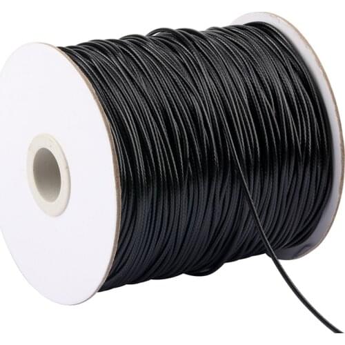 Wholesale 2mm Waxed Beading Thread 80 Meters/Roll Waxed Rope for DIY Fashion Jewelry Findings Necklace Rope Bead Fit Bracelet