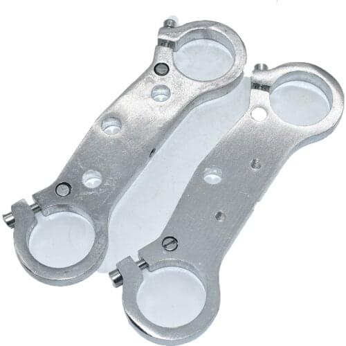 Front Fork Yoke Forks Handlebar Riser Mount Bars inverted shock absorber device upper and lower For Mini Bike