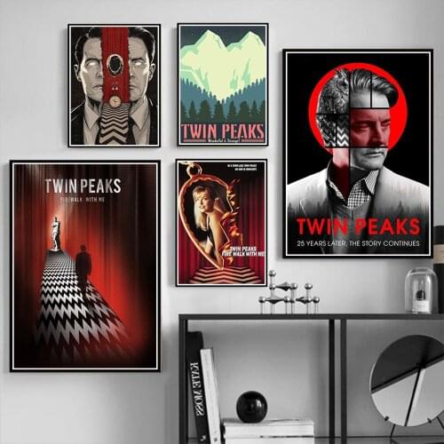 Twin Peaks Poster TV Series Shows Classic Movie Canvas Painting Art Wall Pictures For Living Room Home Decor