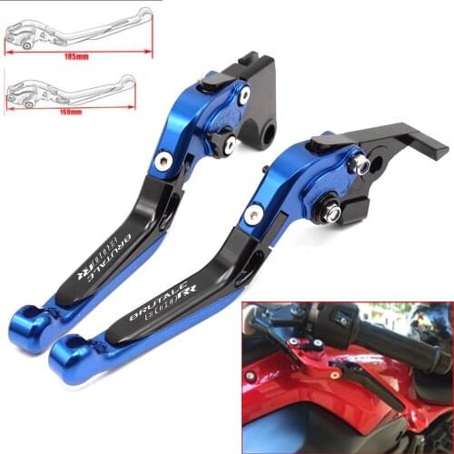 Motorcycle CNC Adjustable Foldable brake Clutch Levers for MV Agusta Brutale 800/RR 2014 2015 Shortys only w/ stock handguards