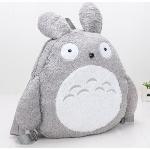 My Neighbor Totoro School Bag Soft Plush Toy Backpacks double shoulder bag Children toys
