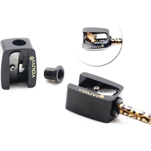 Cosmetics Infallible Eye Makeup Pencil Sharpener Dual Holes Plastic Geometric Shape Cosmetic Pencil Sharpeners