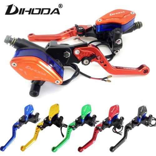 14mm Universal adjust lever Handle Hydraulic clutch Brake Pump Master Cylinder Motorcycle Racing For HONDA Yamaha Kawasaki