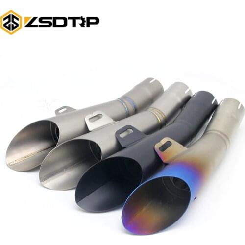 ZSDTRP 51mm Universal Motorcycle dirt bike HP GP exhaust escape Modified Scooter AK Exhaust Muffle For Off Road Motocross