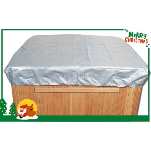Hot tub and spa cover Protector cap size 2.4 m x 2.4 m x 30.5 cm (8 ft. x 8 ft. x 12 in.)